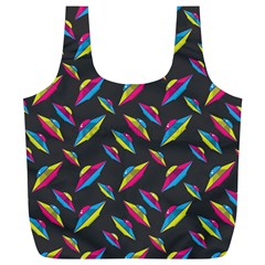 Alien Patterns Vector Graphic Full Print Recycle Bag (xl) by Ket1n9