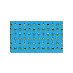 Alien Pattern Sticker Rectangular (100 Pack) by Ket1n9