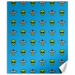 Alien Pattern Canvas 8  X 10  by Ket1n9