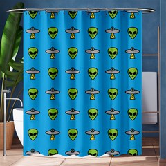 Alien Pattern Shower Curtain 60  X 72  (medium)  by Ket1n9