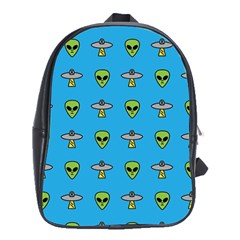 Alien Pattern School Bag (xl) by Ket1n9