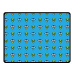 Alien Pattern Two Sides Fleece Blanket (Small) 45 x34  Blanket Front