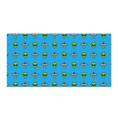 Alien Pattern Satin Wrap 35  X 70  by Ket1n9