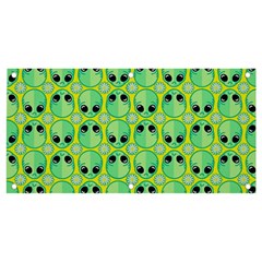 Alien Pattern- Banner And Sign 4  X 2  by Ket1n9