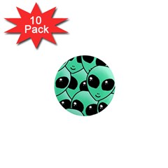 Art Alien Pattern 1  Mini Magnet (10 Pack)  by Ket1n9