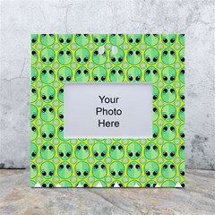 Alien Pattern- White Box Photo Frame 4  X 6  by Ket1n9