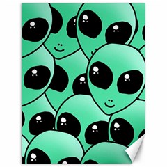 Art Alien Pattern Canvas 12  X 16  by Ket1n9