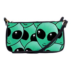 Art Alien Pattern Shoulder Clutch Bag by Ket1n9