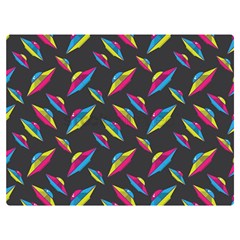 Alien Patterns Vector Graphic Two Sides Premium Plush Fleece Blanket (extra Small) by Ket1n9