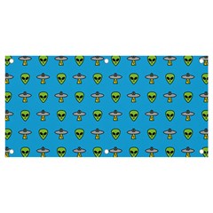 Alien Pattern Banner And Sign 4  X 2  by Ket1n9