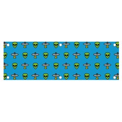 Alien Pattern Banner And Sign 6  X 2  by Ket1n9