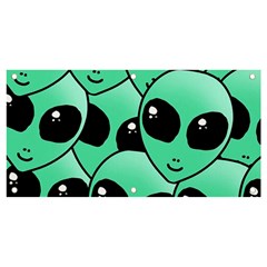 Art Alien Pattern Banner And Sign 4  X 2  by Ket1n9