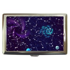 Realistic-night-sky-poster-with-constellations Cigarette Money Case by Ket1n9