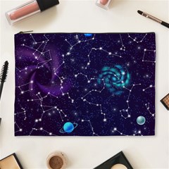 Realistic-night-sky-poster-with-constellations Cosmetic Bag (xl) by Ket1n9