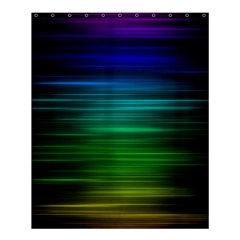 Blue And Green Lines Shower Curtain 60  X 72  (medium)  by Ket1n9