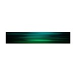 Blue And Green Lines Premium Plush Fleece Scarf (Mini) Front