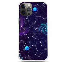 Realistic-night-sky-poster-with-constellations Iphone 12 Pro Max Tpu Uv Print Case by Ket1n9