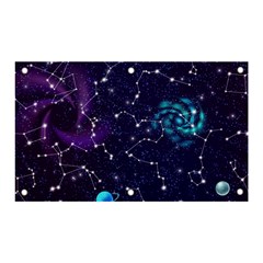 Realistic-night-sky-poster-with-constellations Banner And Sign 5  X 3  by Ket1n9