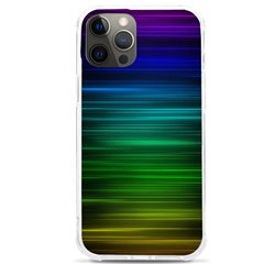 Blue And Green Lines Iphone 12 Pro Max Tpu Uv Print Case by Ket1n9