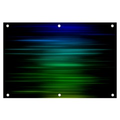 Blue And Green Lines Banner And Sign 6  X 4  by Ket1n9