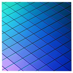 Blue Pattern Plain Cartoon Wooden Puzzle Square by Ket1n9