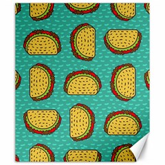 Taco-drawing-background-mexican-fast-food-pattern Canvas 20  X 24  by Ket1n9