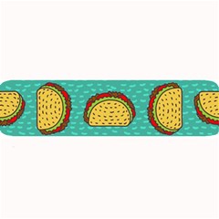 Taco-drawing-background-mexican-fast-food-pattern Large Bar Mat by Ket1n9