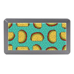 Taco-drawing-background-mexican-fast-food-pattern Memory Card Reader (mini) by Ket1n9