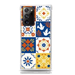 Mexican-talavera-pattern-ceramic-tiles-with-flower-leaves-bird-ornaments-traditional-majolica-style- Samsung Galaxy Note 20 Ultra Tpu Uv Case by Ket1n9