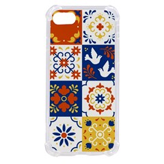 Mexican-talavera-pattern-ceramic-tiles-with-flower-leaves-bird-ornaments-traditional-majolica-style- Iphone Se by Ket1n9