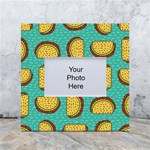 Taco-drawing-background-mexican-fast-food-pattern White Box Photo Frame 4  x 6  Front