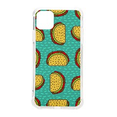 Taco-drawing-background-mexican-fast-food-pattern Iphone 11 Pro Max 6 5 Inch Tpu Uv Print Case by Ket1n9