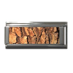 Bark Texture Wood Large Rough Red Wood Outside California Superlink Italian Charm (9mm) by Ket1n9