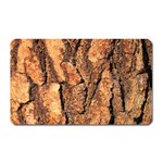 Bark Texture Wood Large Rough Red Wood Outside California Magnet (Rectangular) Front