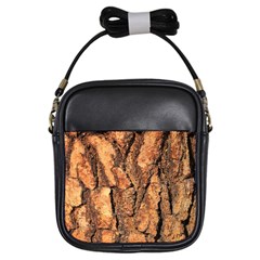 Bark Texture Wood Large Rough Red Wood Outside California Girls Sling Bag