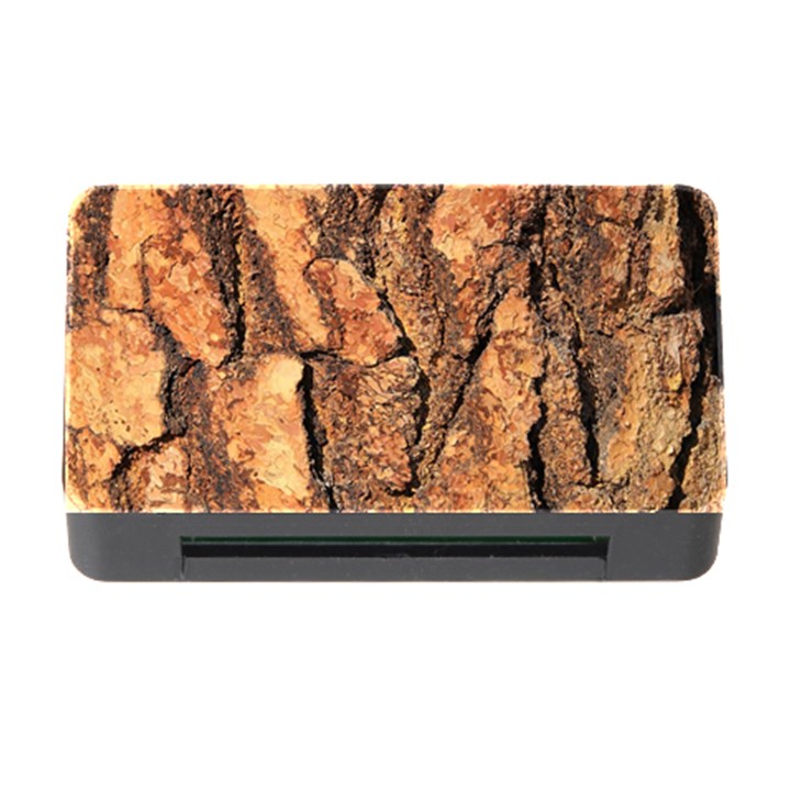 Bark Texture Wood Large Rough Red Wood Outside California Memory Card Reader with CF