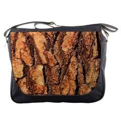 Bark Texture Wood Large Rough Red Wood Outside California Messenger Bag by Ket1n9