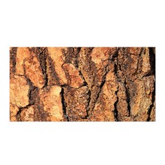 Bark Texture Wood Large Rough Red Wood Outside California Satin Wrap 35  X 70  by Ket1n9