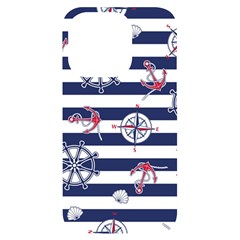 Seamless-marine-pattern Iphone 14 Pro Black Uv Print Case