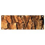 Bark Texture Wood Large Rough Red Wood Outside California Banner and Sign 6  x 2  Front