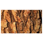 Bark Texture Wood Large Rough Red Wood Outside California Banner and Sign 7  x 4  Front