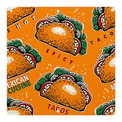 Seamless-pattern-with-taco Banner And Sign 3  X 3  by Ket1n9