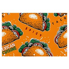 Seamless-pattern-with-taco Banner And Sign 6  X 4  by Ket1n9