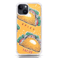 Seamless-pattern-with-taco Iphone 14 Tpu Uv Print Case by Ket1n9