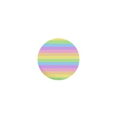 Cute Pastel Rainbow Stripes 1  Mini Magnets by Ket1n9