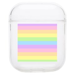 Cute Pastel Rainbow Stripes Airpods 1/2 Case by Ket1n9