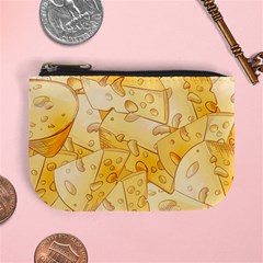 Cheese-slices-seamless-pattern-cartoon-style Mini Coin Purse by Ket1n9