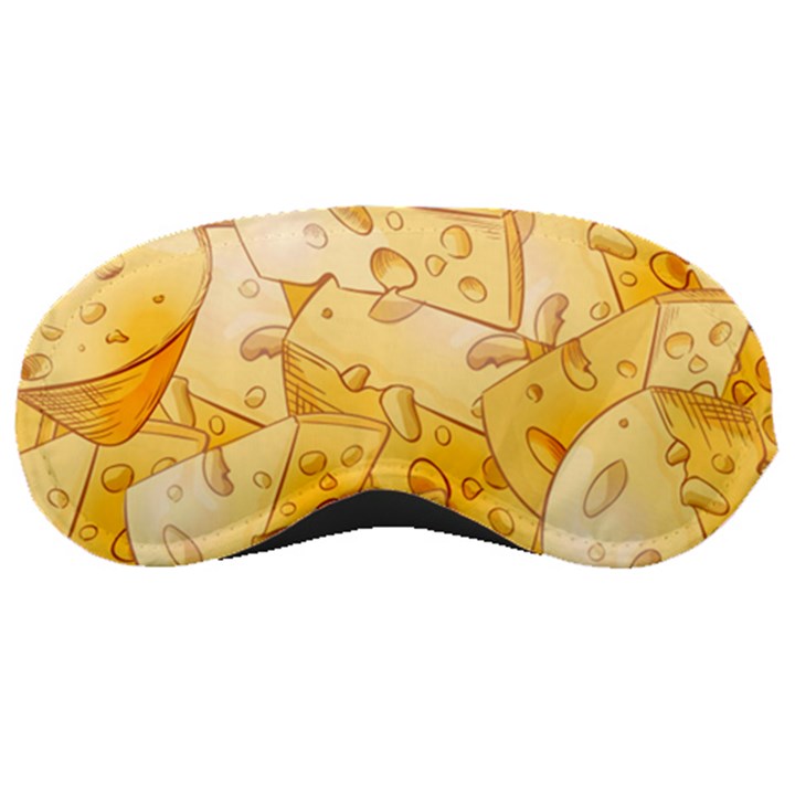 Cheese-slices-seamless-pattern-cartoon-style Sleep Mask