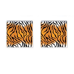 Tiger Skin Pattern Cufflinks (square) by Ket1n9