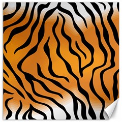 Tiger Skin Pattern Canvas 12  X 12  by Ket1n9